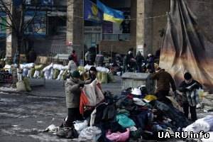 "Беркут" штурмует Украинский дом