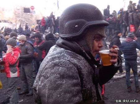 Дым, лед и лицо Майдана