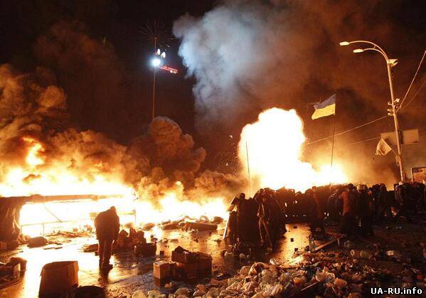 На Майдане Независимости выключили свет