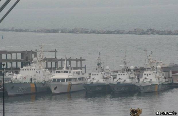В Одессу прибыли крымские корабли морской охраны