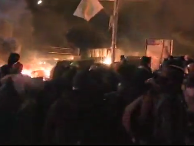 Водомет на Майдане переехал активисту голову