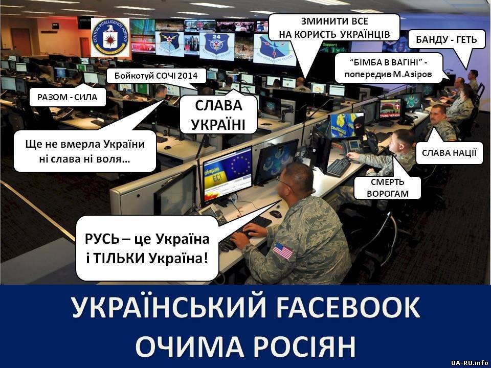 Как украинский Facebook видят в России. ФОТОПРИКОЛ