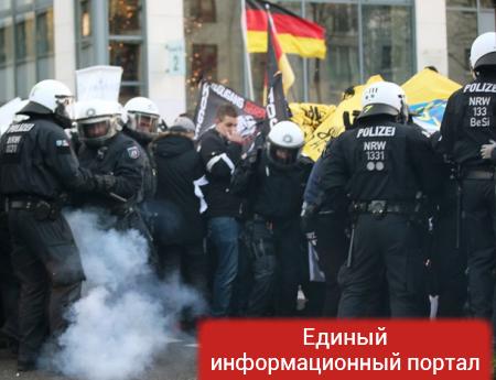 Протесты в Кельне: полиция применила водометы