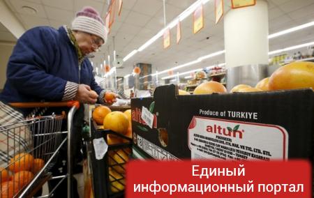 В России уничтожили 225 кг турецких мандаринов