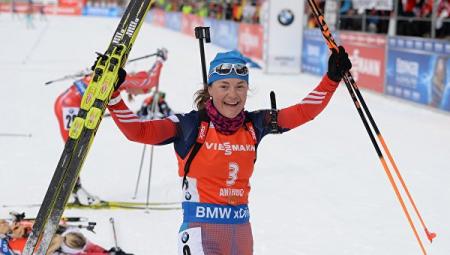 Российская биатлонистка Юрлова выиграла пасьют в Антерсельве