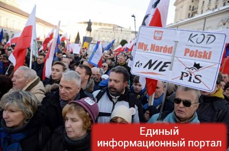 Тысячи поляков протестуют против правительства