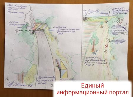 Савченко нарисовала схему взятия ее в плен