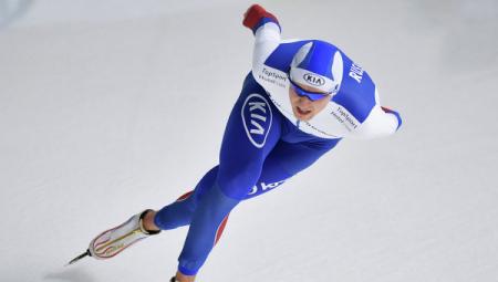 Конькобежец Юсков одержал победу на дистанции 1500 метров в Норвегии