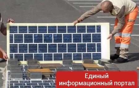 Франция построит 1000 км дорог с солнечными батареями