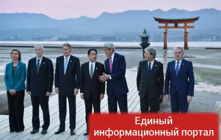 G7 призывает к мирному урегулированию ситуации в Украине