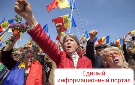 Митинг в Кишиневе закончился столкновениями