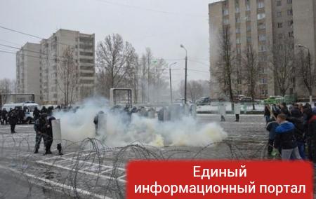Российские силовики тренировались разгонять митинги