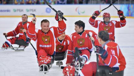 Сборная РФ по следж-хоккею впервые выиграла золото чемпионата Европы
