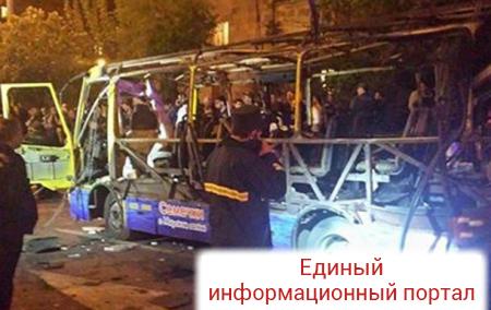В Ереване взорвался автобус
