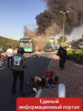Взрыв автобуса в Иерусалиме: 15 пострадавших
