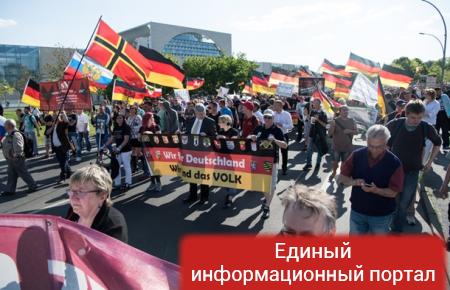 В Берлине митинговали против политики Меркель