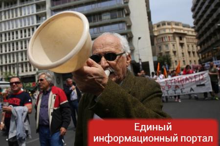 В Греции массовый митинг против политики экономии