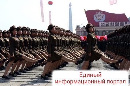 В КНДР прошел парад в честь съезда Трудовой партии
