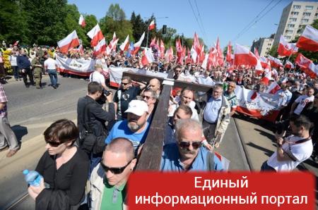 В Варшаве прошли массовые демонстрации