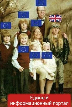 Британия выходит из ЕС. Фотожабы на Brexit