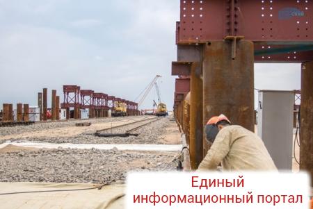 Мост в Крым: начато строительство судоходной части