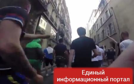Российские фанаты показали видео драки в Марселе