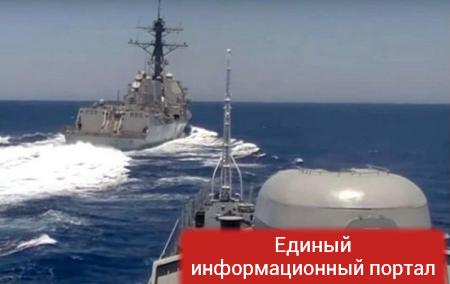 Сближение кораблей США и России: версия Пентагона