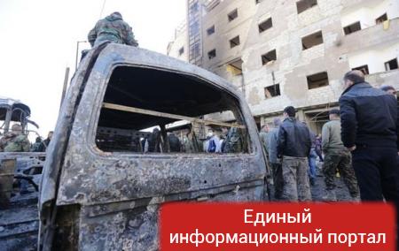 В пригороде Дамаска двойной взрыв: есть жертвы