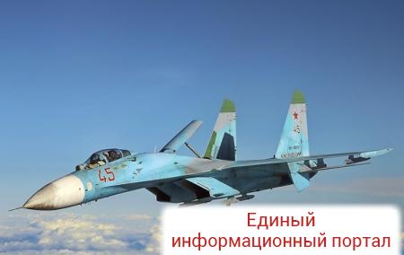 В России разбился истребитель Су-27