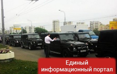 Будущие ФСБшники проехались по Москве на 28 внедорожниках