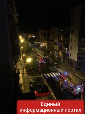 В центе Брюсселя после взрывов сгорели авто