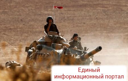 Курды обстреляли турецкие танки в Сирии