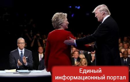 Дебаты Трампа и Клинтон установили рекорд на ТВ