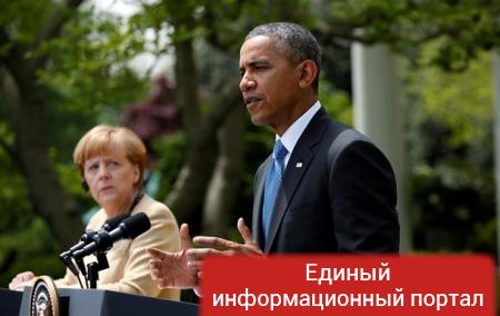 Обама и Меркель призывают к разведению сил на Донбассе