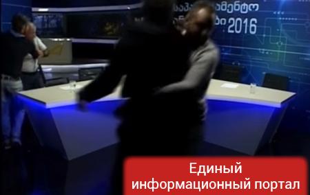 В Грузии политики подрались в эфире ток-шоу