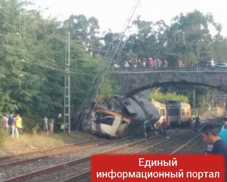 В Испании поезд сошел с рельсов: есть жертвы