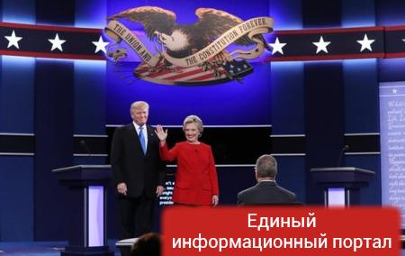 В США проходят теледебаты Клинтон с Трампом