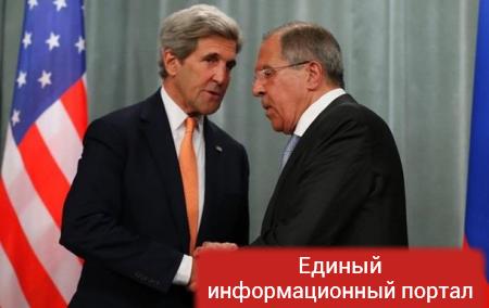 РФ и США организуют встречу Лаврова и Керри