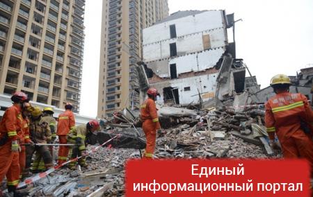 В Китае развалились четыре многоэтажки: десятки погибших
