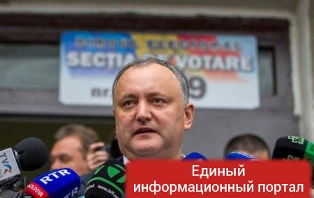 На выборах в Молдове лидирует социалист Додон