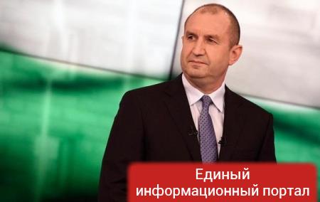 Новый президент Болгарии за отмену санкций против РФ