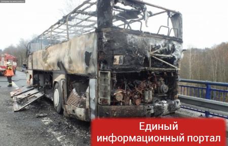 В Чехии сгорел автобус, в котором ехали украинцы
