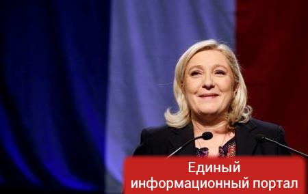 Марин Ле Пен впервые попала в список популярных людей Франции