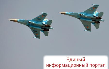 В Казахстане разбился самолет Су-27