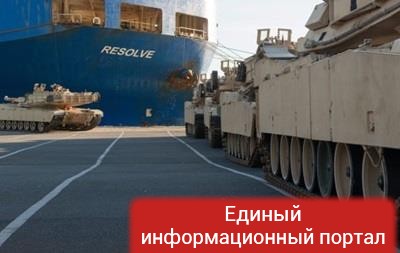 В Германию прибыли американские танки для Польши и стран Балтии