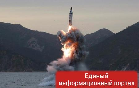 Появилось видео запуска баллистической ракеты КНДР