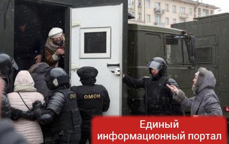 Беспилотник снял массовые задержания в Минске