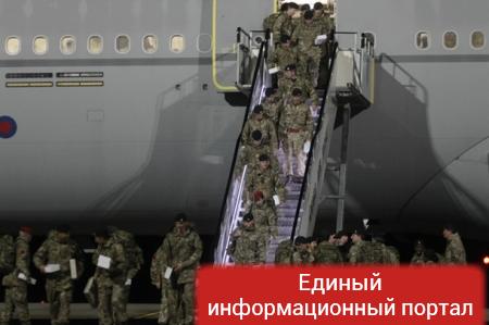 В Эстонию прибыли британские военные НАТО