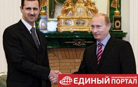 Кремль: Путин не менял отношения к Асаду