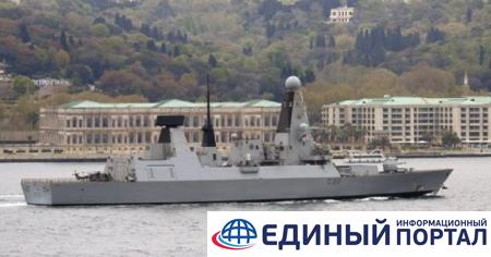 В Черное море вошел крупнейший британский эсминец